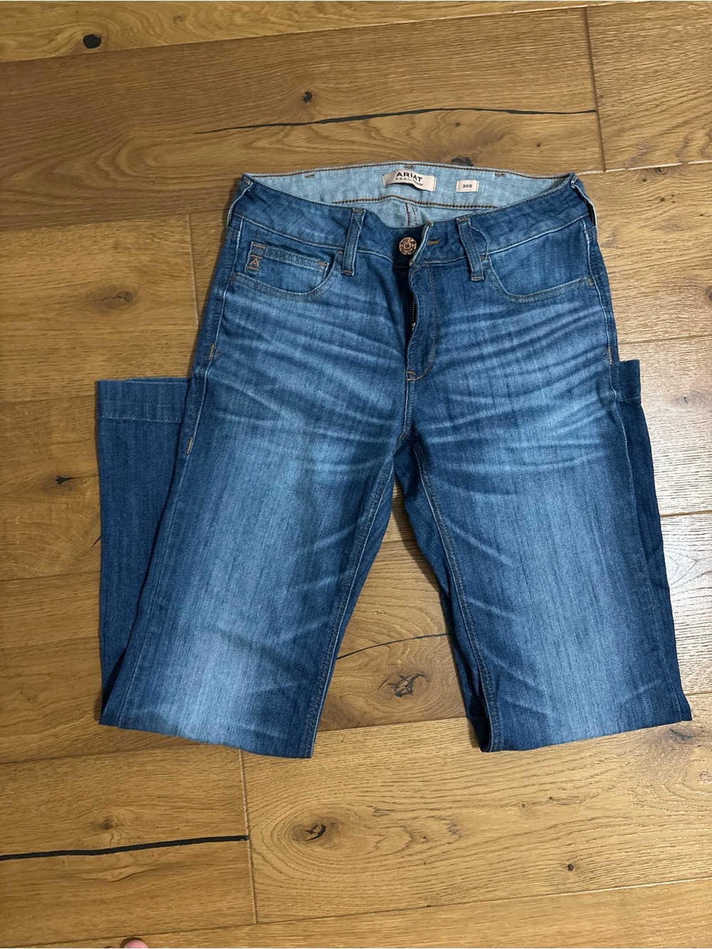 Ariat Trouser - Savannah 7s Medium Wash Blue Denim Jeans